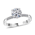 950 Platinum Luxuriant Lab Grown Diamond (E-F, VS) Ring (Size 10.0) 1.50 ctw - Sticky add to cart bar