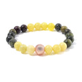 Multi Gemstone 90.00 ctw Beaded Stretch Bracelet - Sticky add to cart bar