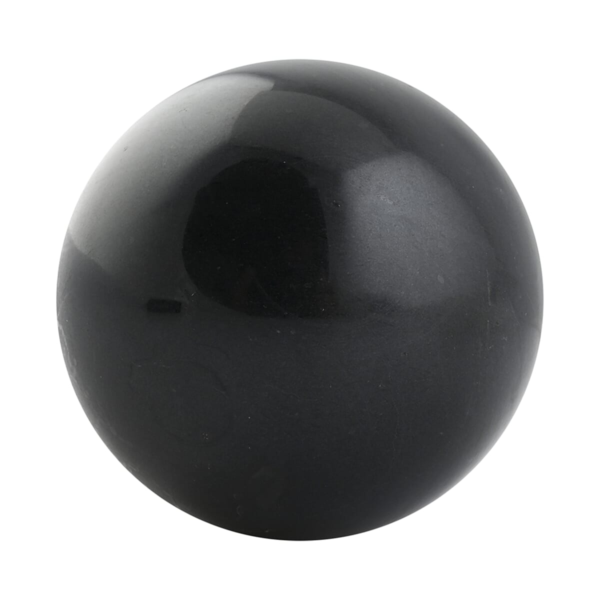 Lava Stone Sphere -L Approx 5443ctw with Free Wood Stand 4"
