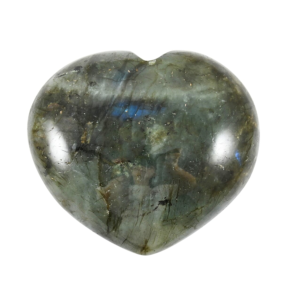 Labradorite Heart -L Approx 393.5ctw