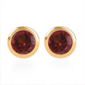 Moissanite 0.50 ctw Stud Earrings in Vermeil Yellow Gold Over Sterling Silver - Sticky add to cart bar