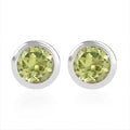 Moissanite 0.50 ctw Stud Earrings in Vermeil Yellow Gold Over Sterling Silver - Sticky add to cart bar