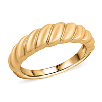 Ring in 18K YG Plated Bronze (Size 6.0)