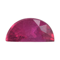Niassa Ruby (FF) (D Shape 7x3.5 mm) 0.60 ctw Loose Gemstone