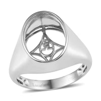 950 Platinum Men's Ring (Size 10.0) 11.33 Grams