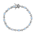 Karis Moon Glow Moonstone Bracelet in Platinum Bond (6.50 In) 5.25 ctw - Sticky add to cart bar