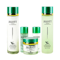 JIGOTT Well-Being Green Tea Skincare Set of 3- Emulsion (5.1oz), Toner (5.1oz), & Moisture Cream (1.69oz) with Free Gifts