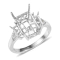 950 Platinum White Diamond (E-F, VS2) Mounting Ring (Size 8.25) (6 g) - Sticky add to cart bar