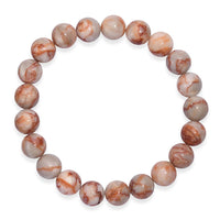 Picasso Jasper 150.00 ctw Beaded Stretch Bracelet