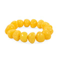 Lab Created Light Amber Nuggests Stretch Bracelet (6-7In) - Sticky add to cart bar