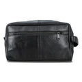 Black Genuine leather Tolitery Kit Pouch - Sticky add to cart bar