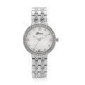 Genoa Austrian Crystal Japanese Movement Watch in Silvertone - Sticky add to cart bar