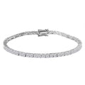 Luxuriant Lab Grown Diamond E-F VS 10.00 ctw Tennis Bracelet in 14K White Gold (6.50 In) - Sticky add to cart bar