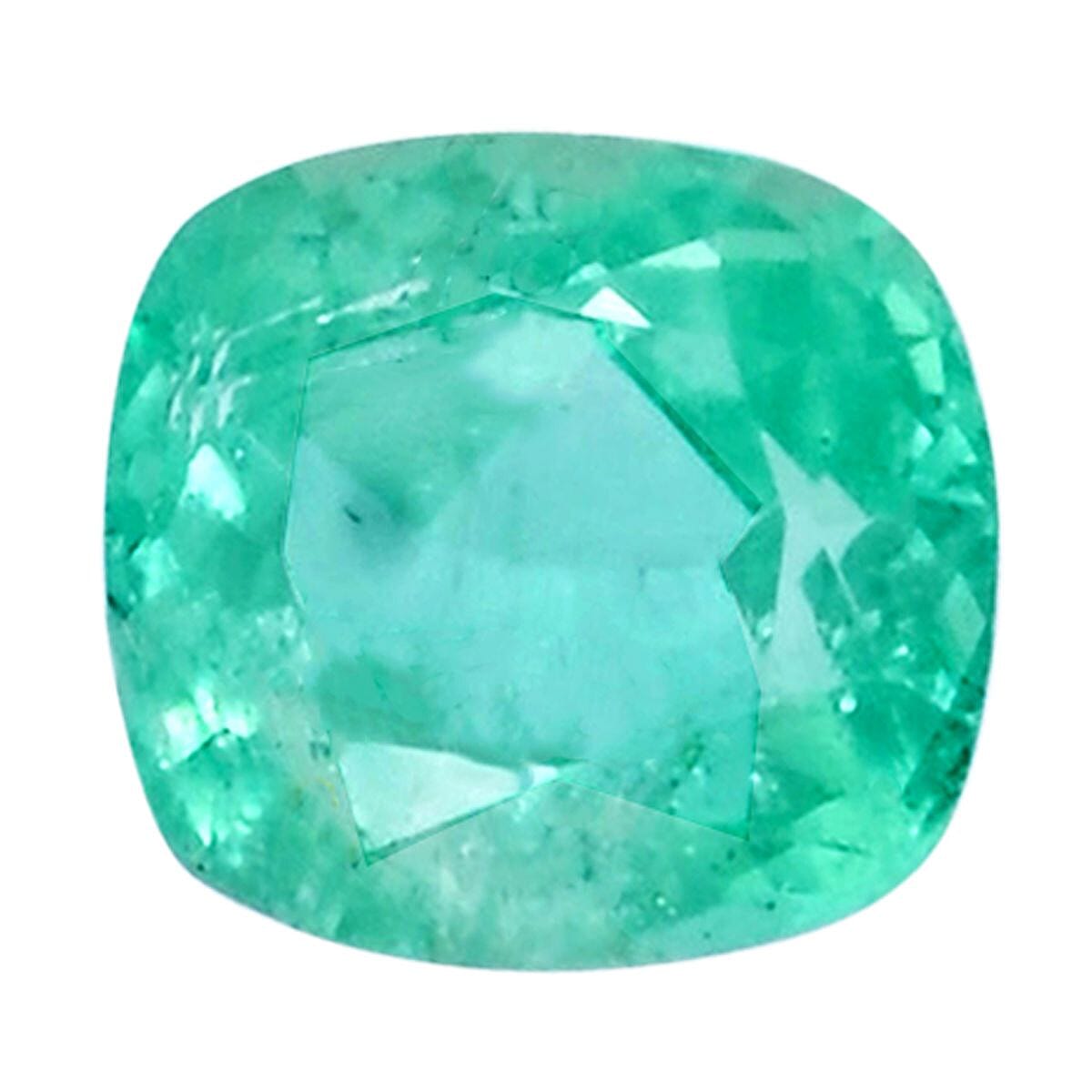 AAA Boyaca Colombian Mint Emerald (Cush Free Size) 1.50 ctw