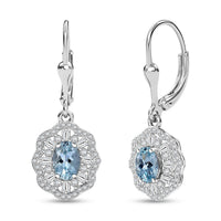 D'Joy Premium Kunzite and Moissanite 3.10 ctw Earrings in 18K Vermeil Rose Gold Over Sterling Silver