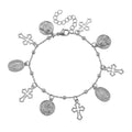 Multiple Devotional Charm Bracelet in Stainless Steel (7.5-9.5In) - Sticky add to cart bar