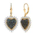 D'Joy Narsipatnam Alexandrite and White Zircon 3.60 ctw Eternal Love Earrings in 18K Vermeil Yellow Gold Over Sterling Silver - Sticky add to cart bar