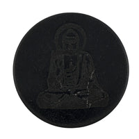 Shungite Laptop Tile Engraved Buddha 40mm