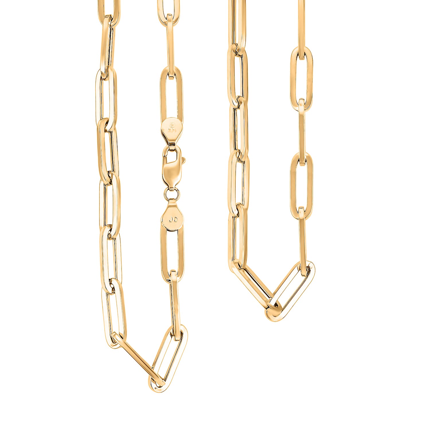 6mm Paperclip Chain Necklace in 10K Yellow Gold 18.40 Grams 24 Inches