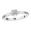 Luxuriant Lab Grown Diamond Petite Ring in Sterling Silver - Sticky add to cart bar