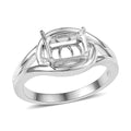 10K White Gold Mounting Ring (Size 7.0) (4.30 g) - Sticky add to cart bar