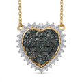 D'Joy Narsipatnam Alexandrite and White Zircon Eternal Love Necklace 18-20 Inches in 18K Vermeil Yellow Gold Over Sterling Silver - Sticky add to cart bar