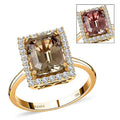 Luxoro 14K Yellow Gold AAA Turkizite, Diamond (G-H, I2) Ring (Size 10.0) 4.37 ctw - Sticky add to cart bar