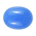 AAA Dyed Light Blue Color Jade (Ovl 9x7 mm) 2.14 ctw Loose Gemstone - Sticky add to cart bar