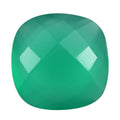 Green Onyx (Cush 10x10 mm) 3.14 ctw Loose Gemstone - Sticky add to cart bar