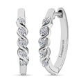 Luxuriant Lab Grown Diamond E-F VS Hoop Earrings in 10K White Gold 0.30 ctw - Sticky add to cart bar