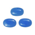 AAA Dyed Light Blue Color Jade Set of 3 (Ovl 6x4 mm) 1.61 ctw - Sticky add to cart bar