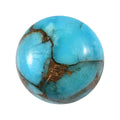 AA Mojave Blue Turquoise (Rnd 8 mm) 1.76 ctw Loose Gemstone - Sticky add to cart bar