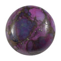 Mojave Purple Turquoise (Rnd 10 mm) 3.45 ctw Loose Gemstone - Sticky add to cart bar