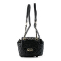 Badgley Mischka Black Vegan Leather Quilted Backpack - Sticky add to cart bar