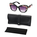 Gray UV400 Sunglasses with Black Frame - Sticky add to cart bar