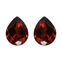 Set of 2 AA Mozambique Garnet (Pear 5x4 mm) 0.73 ctw Loose Gemstone