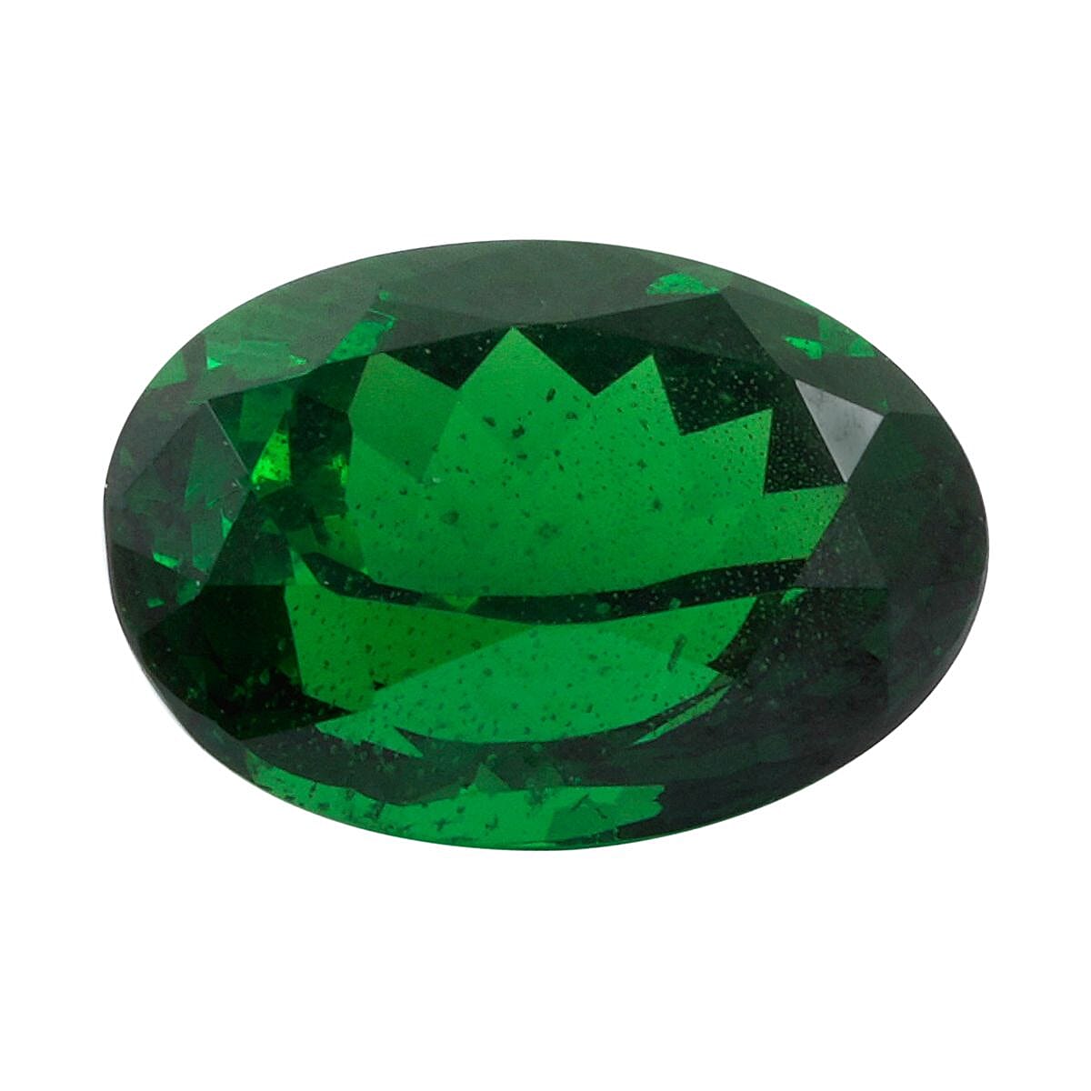 Tsavorite Garnet (Ovl 4x3 mm) 0.15 ctw