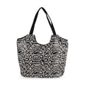Tamsy Leopard Sequin Tote Bag (17.7"x5.5"x14") - Sticky add to cart bar