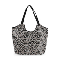 Tamsy Leopard Sequin Tote Bag (17.7"x5.5"x14")