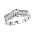 Luxuriant Lab Grown Diamond Bold Ring in Sterling Silver - Sticky add to cart bar