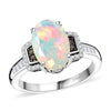 Ethiopian Welo Opal & Champagne Diamond