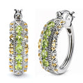 EverTrue Niassa Ruby (FF) 2.50 ctw Hoop Earrings in 18K YG Plated and Platinum Bond - Sticky add to cart bar