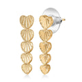 EverTrue Bronzella Collection Heart Earrings in 18K YG Plated Bronze - Sticky add to cart bar