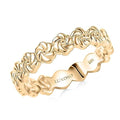 Luxoro 10K Yellow Gold Flowral Band Ring (Size 6.0) (3.05 g) - Sticky add to cart bar