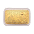 24K Golden Egyptian Pyramids Emboss Sheet (31x45.5m) 10mg - Sticky add to cart bar