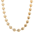 Shell Beaded Chain Necklace in Goldtone 20-22 Inches - Sticky add to cart bar
