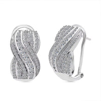 Luxuriant Lab Grown Diamond (G-H, SI) Earrings in 18K Vermeil YG Over Sterling Silver 0.97 ctw