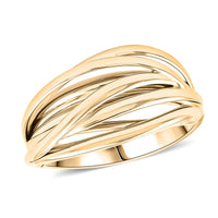 Calvin Klein Closeout Crisp Bangle Bracelet in ION Plated YG Stainless Steel (5.50 In)