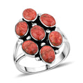 Santa Fe Style Kingman Turquoise Ring in Sterling Silver (Size 10.0) 1.05 ctw - Sticky add to cart bar