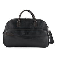La Marey Black Duffle Travel Bag with Shoulder Strap